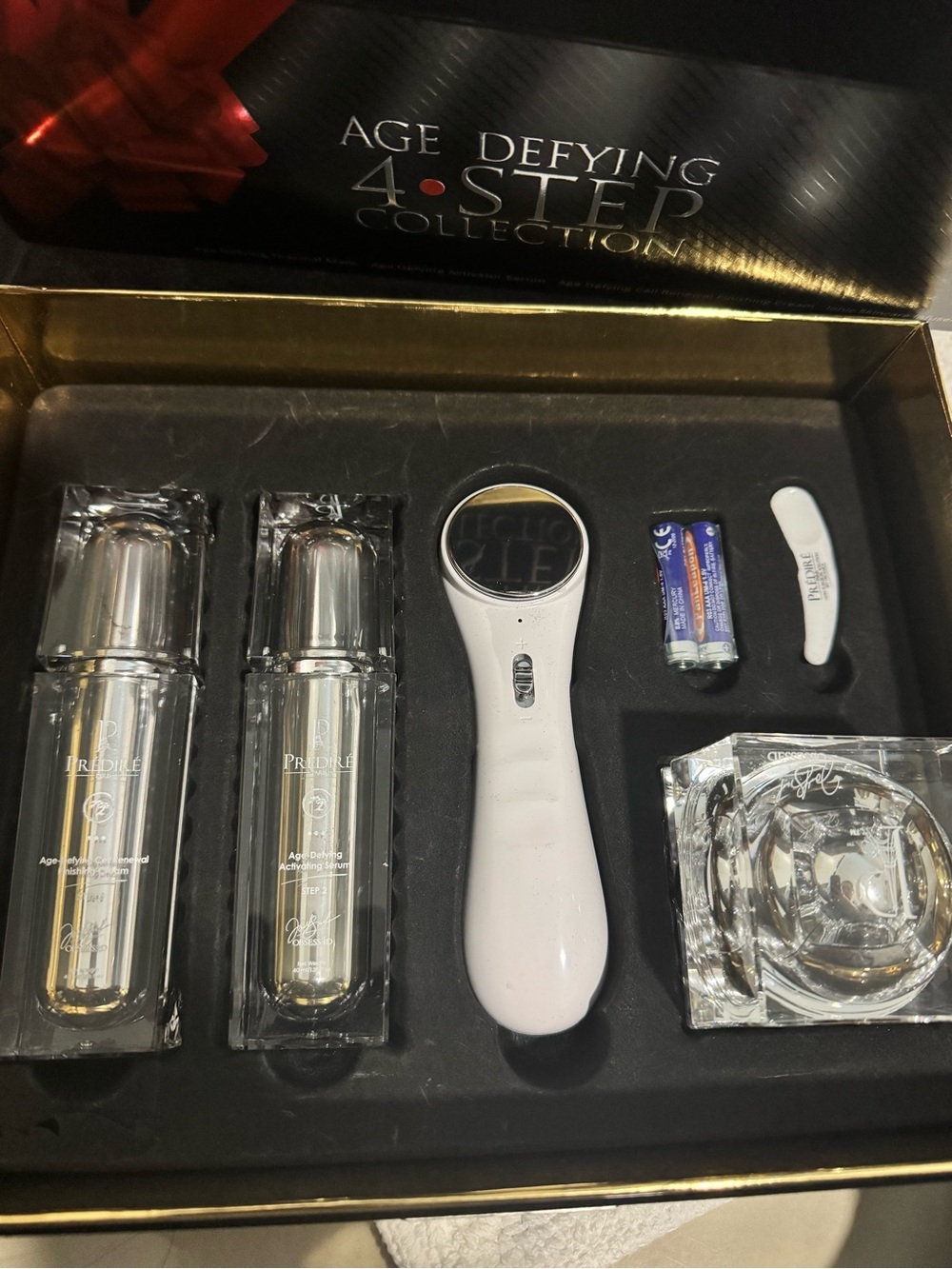 Age Defying 4-Step Collection - White & Silver Serum Set